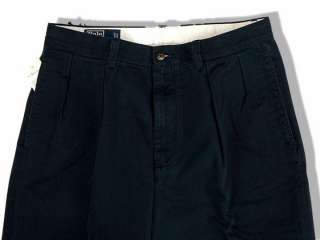 polo ralph lauren navy blue chino cotton andrew pants size