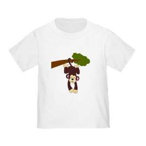  Hanging Around Monkey Toddler T Shirt   Size 4T Baby