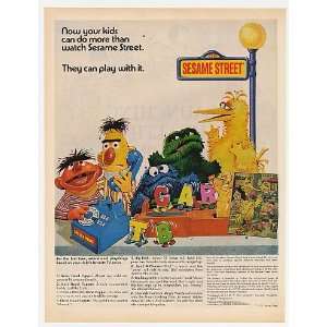  1971 Topper Sesame Street Ernie Bert Toys Print Ad 