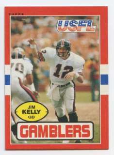 1985 Topps USFL Football #45 Jim Kelly Card (NM MT)  