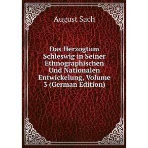   , Volume 3 (German Edition) August Sach  Books