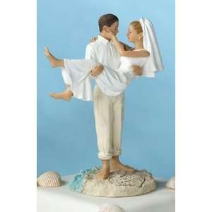  Lillian Rose Just Married Beach Couple Figurine