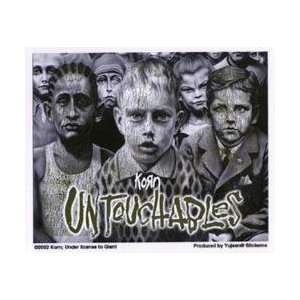  KORN Untouchables Weathered Sticker Automotive