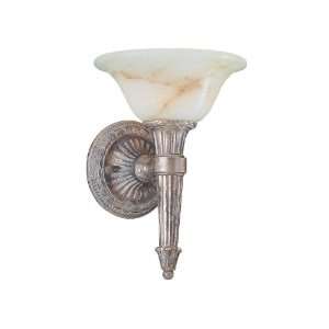   Silver Oxide Aslan 11 One Lamp Wall Sconce from the Aslan Collection