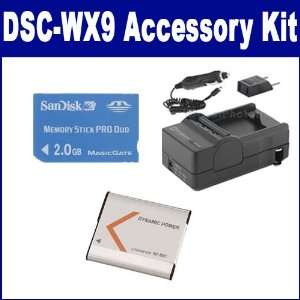 Sony DSC WX9 Digital Camera Accessory Kit includes T31764 