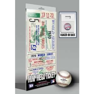   Orioles 1970 World Series Game 5 Mini Mega Ticket