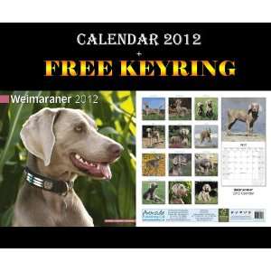  Weimaraner Dogs Calendar 2012 + Free Keyring AVONSIDE 