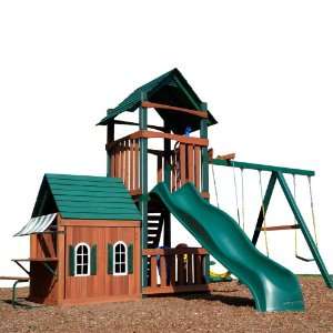  Swing N Slide Summerville Tower Wood Complete Play Set 