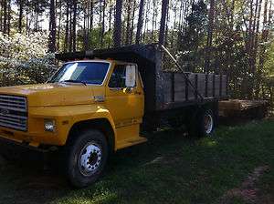 1993 F 700 Dump Truck and Trailer  