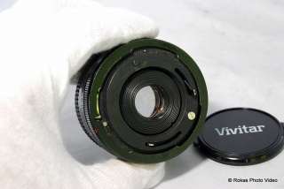 Used Canon fit Vivitar MC 28mm f2.8 lens