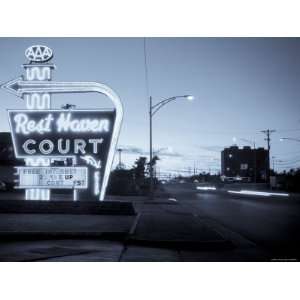  USA, Missouri, Route 66, Springfield, Rest Haven Court 