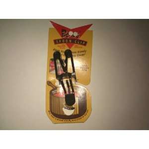   Clip Spoon Rest MADE IN USA Package of (2) Black