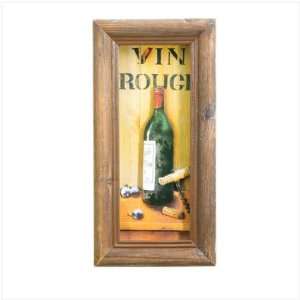  VIN ROUGE SHADOWBOX ART