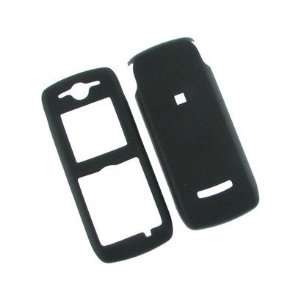 Rubberized Plastic Phone Protector Case Black For Motorola Renew W233