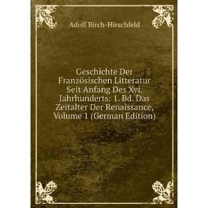   Renaissance, Volume 1 (German Edition) Adolf Birch Hirschfeld Books