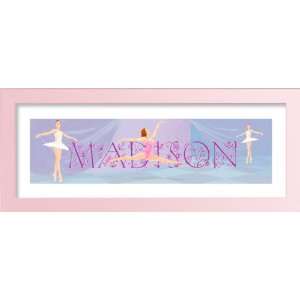 Three Ballerinas. Our beautiful personalized name art makes special 