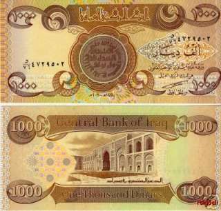 Iraq New 1,000 Dinar Banknote money Currency P93  