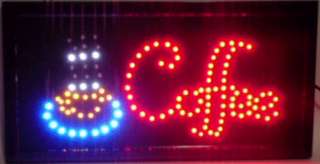   LED Open,Cafe,Coffee,Bar,Pub,Club Neon SIGN ANIMATE New Design making