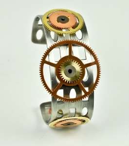   GEAR BRACELET COPPER MECHANICAL INSTRUMENT ANIME COSPLAY OLD TIME GOTH