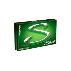 Stride Gum, Individually Wrapped, Sugar Free, Spearmint 12 Count