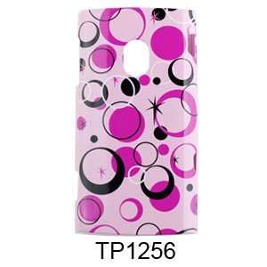   SONY ERICSSON XPERIA X10 CIRCLES ON PINK Cell Phones & Accessories