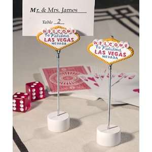 Bridal Shower / Wedding Favors  Las Vegas Themed Place Card Holders 