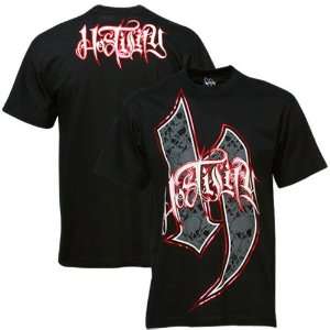  Hostility Black Crazy H T shirt