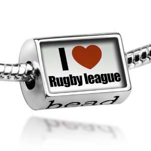  Beads I Love rugby league   Pandora Charm & Bracelet 