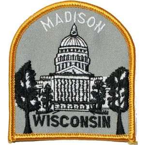  Madison Wisconsin Travel Souvenir Iron On Patch 