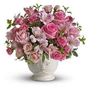    Telefloras Pink Potpourri Bouquet with Roses Patio, Lawn & Garden