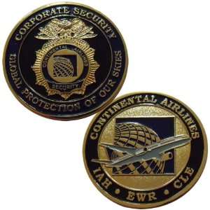 Continental Airline Corporate Security Challenge Coin
