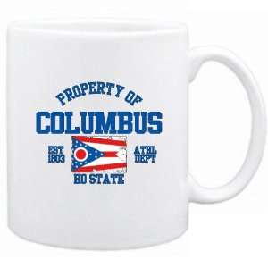   Property Of Columbus / Athl Dept  Ohio Mug Usa City