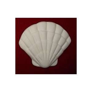 Ceramic bisque unpainted add on scallop shell Everything 