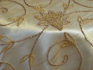 Indian table cloth beaded 36x36  