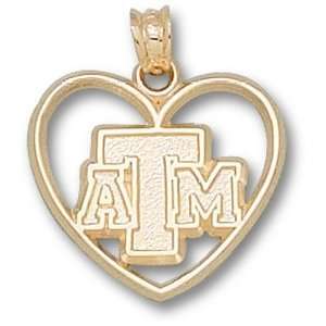   ATM In Heart 5/8 Pendant (Gold Plated)