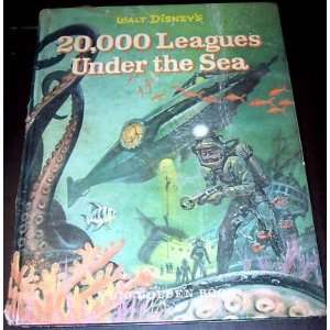  Disney 20,000 Leagues Under the Sea golden books Books