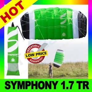  Trainer HQ Kites Symphony TR II 1.7 With Bar & Lines Land 