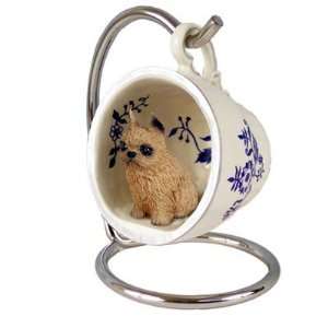  Brussels Griffon Red Blue Tea Cup