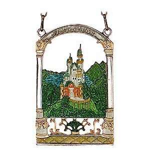 Neuschwanstein Castle Pewter Ornament Window Hanging 