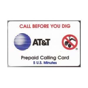   Card 5m AT&T Large Logo Call Before You Dig (Ohio) 