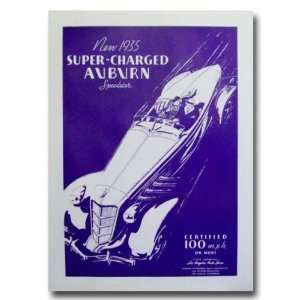  1935 Auburn Boat Tail Speedster Poster Print