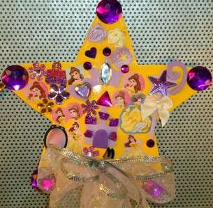   Disney Princess Handmade Yellow Star Wands / Party Favors *NEW*  