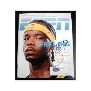  Jermaine O Neal autographed ESPN The Magazine (Indiana 