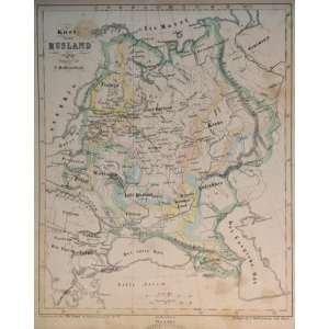  Hoffensberg Map of Russia (1851)