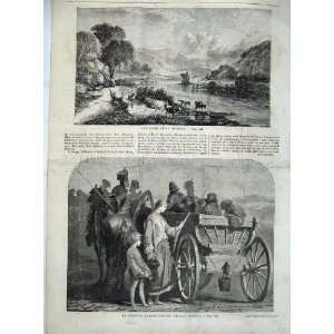Moselle River Metz Russian Prisoners Siberia Print 1859  