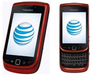 NEW RED UNLOCKED AT&T BLACKBERRY TORCH 9800 SMARTPHONE 843163066021 