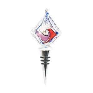  Ukm Gifts Glass And Metal Wine Bottle Stopper New In Gift 