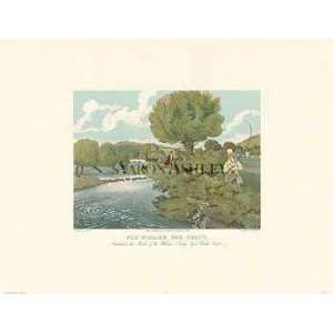  Fly Fishing For Trout Poster Print