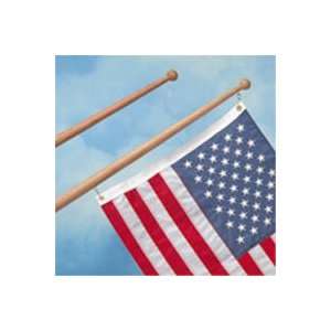  Teak Flag Pole 60754 36 In x 1.25 In Dia at base Patio 