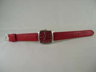 OMEGA Geneve Date Man SS Red Dial 1012 Automatic 23J  